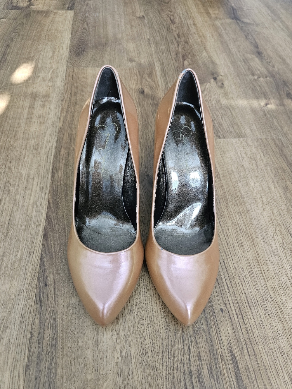 Jessica Simpson Peachy Pink Wedge Heels Size 8